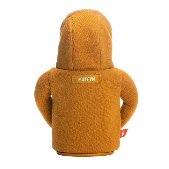 Puffin Hoodie Insulated Can Cooler, 12 & 16 oz - Honey Brown & Island Time