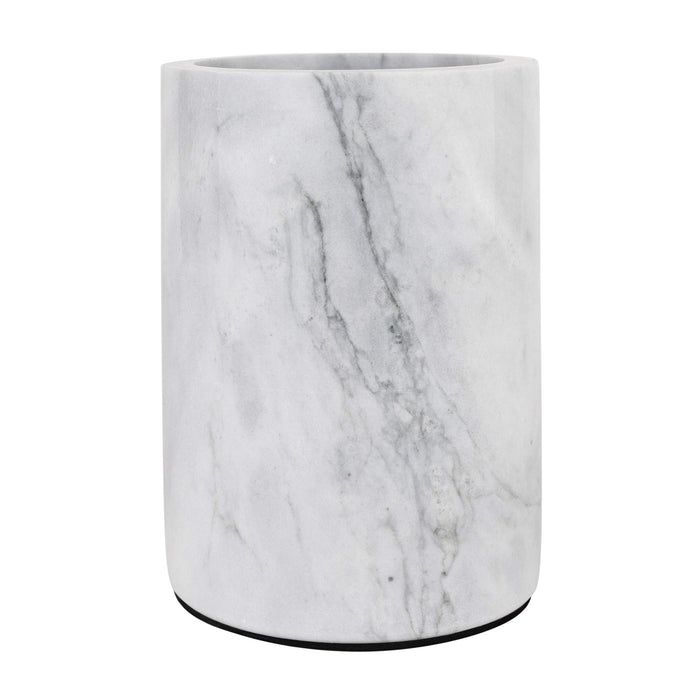 Homeries Marble Wine Chiller Bucket - Wine & Champagne Cooler for Parties, Dinner – Keep Wine & Beverages Cold, Wine Chillers for Bottles – Holds Any 750ml Bottle - Ideal Gift for Wine Enthusiasts