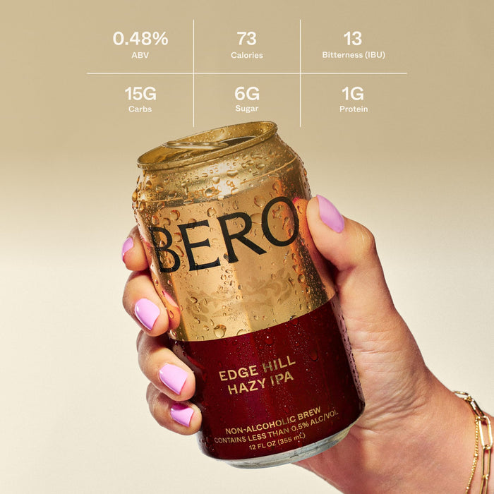 Bero Variety BERO Variety Pack Non-Alcoholic Beer, Non-Alcoholic Craft Ale, Hoppy I ...
