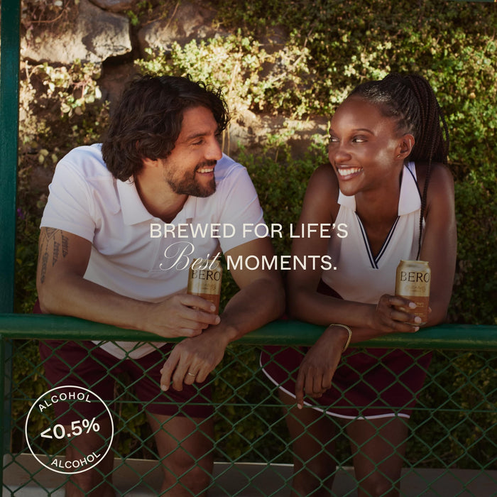 BERO Variety Pack Non-Alcoholic Beer, Non-Alcoholic Craft Ale, Hoppy IPA Style Craft Brew, NA Beer by Tom Holland, Refreshing Alcohol Alternative Beverages for Any Occasion - Pack of 12