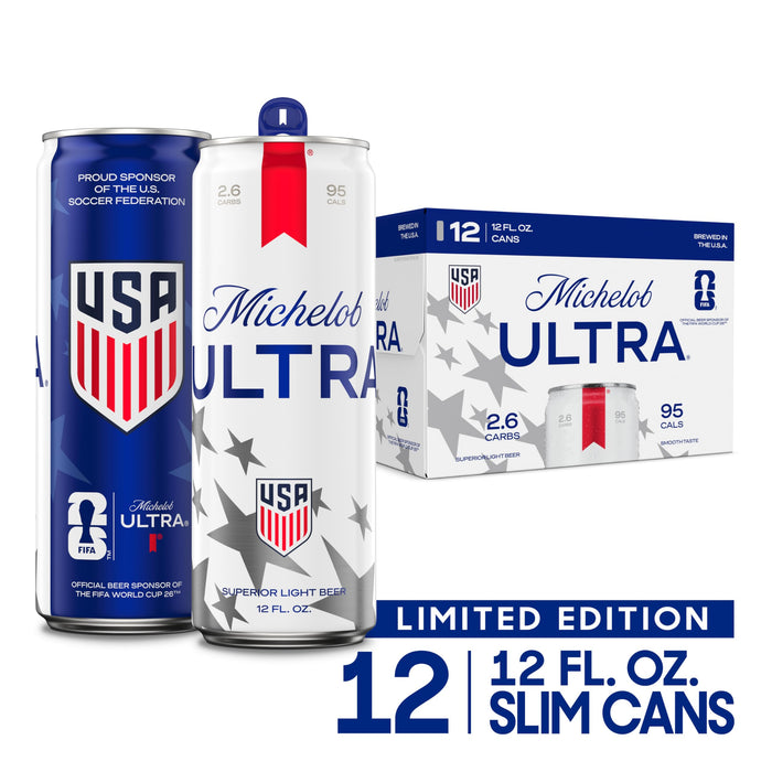 Michelob Ultra, Light Beer, Beer, 12 Fl Oz, 12 Count