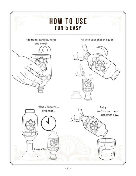Prepara Barware Tastemaker Craft Infuser, Clear