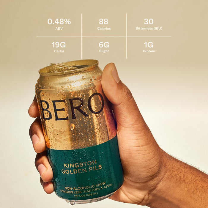 Bero Variety BERO Variety Pack Non-Alcoholic Beer, Non-Alcoholic Craft Ale, Hoppy I ...