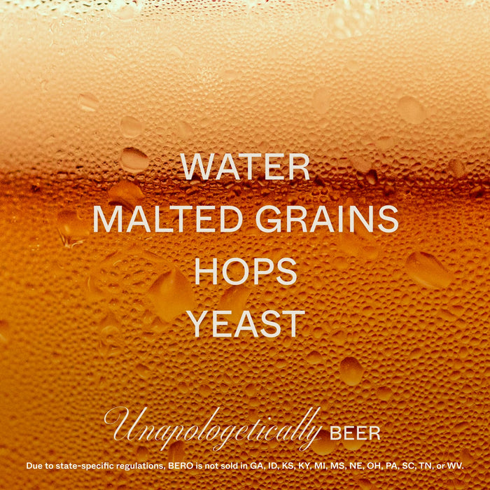 BERO Variety Pack Non-Alcoholic Beer, Non-Alcoholic Craft Ale, Hoppy IPA Style Craft Brew, NA Beer by Tom Holland, Refreshing Alcohol Alternative Beverages for Any Occasion - Pack of 12