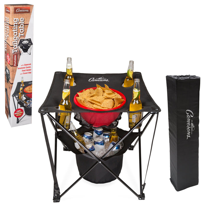 Camerons All-in-One Tailgating Table, Portable Folding Camping Table