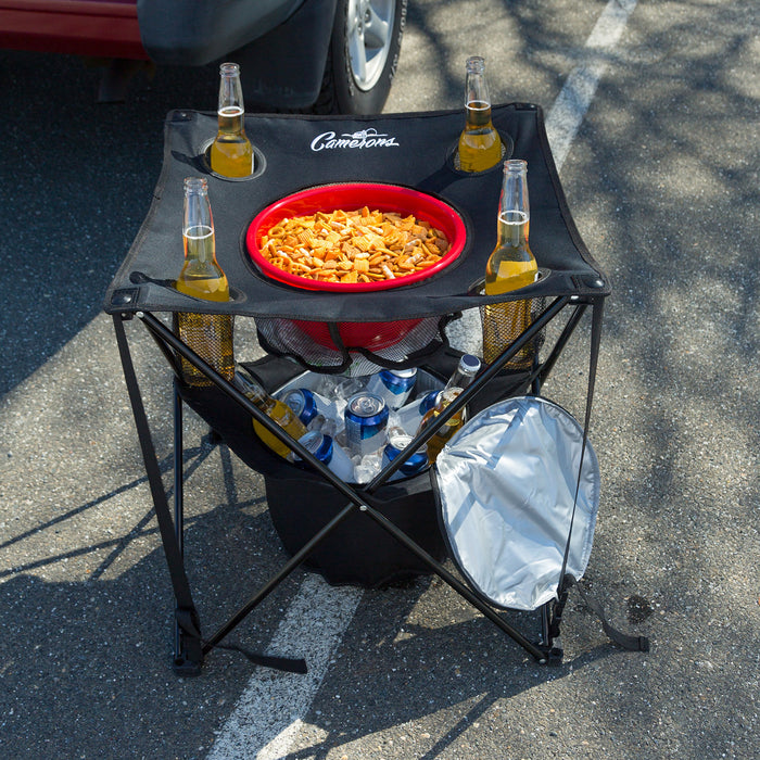 Camerons All-in-One Tailgating Table, Portable Folding Camping Table