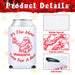 10 Pcs Christmas Santa Beer Can Cooler Christmas Neoprene Slim Beer Can Sleeves Holiday Santa Claus Collapsible Beer Covers for Slim Beer Cans - The Beer Connoisseur® Store