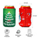 12 PACK Christmas Beer Can Cooler Sleeves, Neoprene Can Sleeves Soda Beer Caddies Collapsible Reusable Thermocoolers for Christmas Party Decorations Supplies Christmas Koozies - The Beer Connoisseur® Store