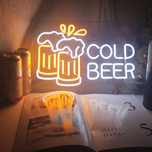 Neon Beer Signs For Beer Bar Pub, Cheers Neon Sign For Man Cave, 11 * 16.5 Inch Beer Decoration For Windows Glass, Hotel, Man Cave, Restaurant, Business Neon Light Sign For Wall Decor