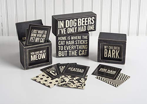 In Dog Beers Box Sign for Home Bar