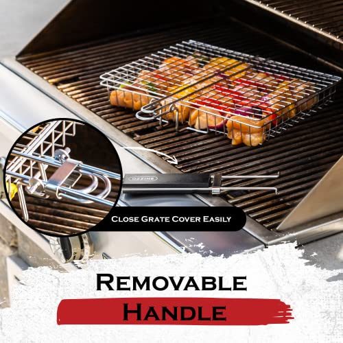 bbq fish accessories SHIZZO Grill Basket Value Set, Barbecue BBQ Grilling Basket , Stainles — The Beer Connoisseur® Store
