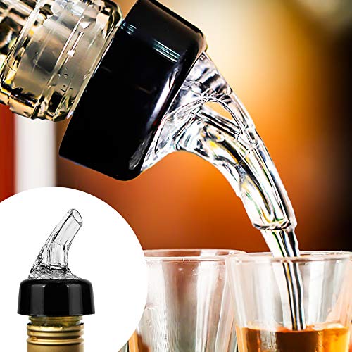 Automatic Measured Bottle Pourer - Quick Shot Spirit Measure Pourer Drinks Wine Cocktail Dispenser Home Bar Tools - 1oz/30ml (12)