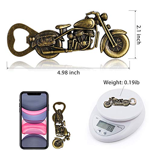 Beer Gifts for Men Dad Boyfriend Husband, Fathers Day, Gifts from Daughter Son Motorcycle Bottle Opener, Birthday Bikers Presents for Him Grandpa