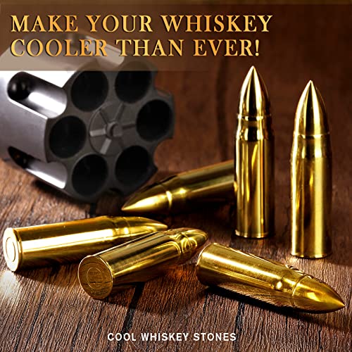 Fathers Day Oaksea Gifts for Men Dad from Daughter Son, Whiskey Stones Gifts Set for Men, Anniversary Birthday Gifts for Him Husband Boyfriend Brother, Man Cave Cool Stuff Gadgets Bourbon Presents