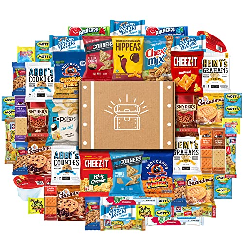 Cookies, & Chips Ultimate Snacks Care Package Bulk Variety Pack Bundle Sampler (50 Count)