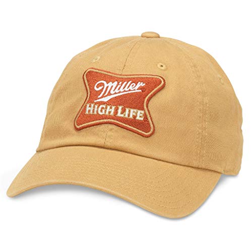 AMERICAN NEEDLE Miller High Life Beer Ballpark Adjustable Baseball Dad Hat - The Beer Connoisseur® Store