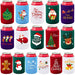 Aneco 16 Pack Christmas Beer Can Sleeves Holiday Theme Drink Holders Christmas Can Coolers Sleeves 16 Festive Winter Designs Beer Can Sleeves for Christmas Party - The Beer Connoisseur® Store