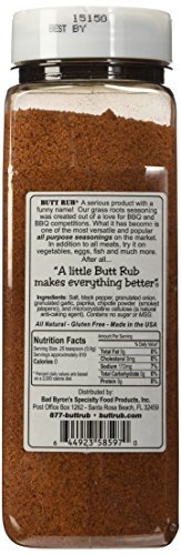 Bad Byron's Butt Rub Barbeque Seasoning BBQ Rubs (26 ounce) - The Beer Connoisseur® Store