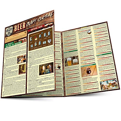 Beer - Craft & Culture: Quickstudy Laminated Reference Guide to Brewing, Ingredients, Styles & More - The Beer Connoisseur® Store