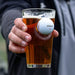 BenShot Pint Glass with Real Golf Ball - Made in the USA - The Beer Connoisseur® Store