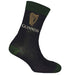 Black Guinness Socks With Bottle Green Trim And Label Harp Design - The Beer Connoisseur® Store
