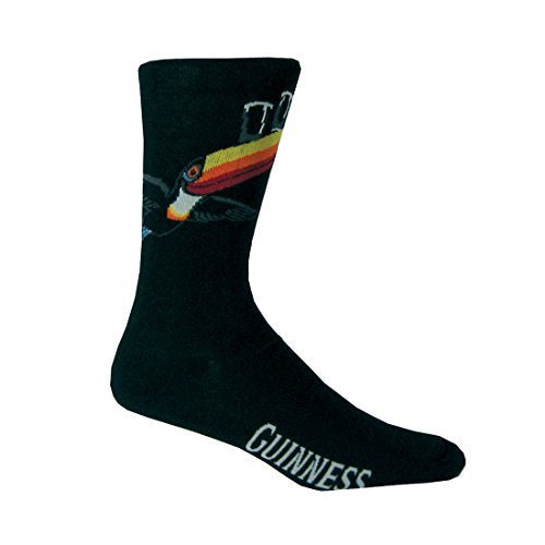 Black Guinness Socks With Flying Toucan And Guinness Print - The Beer Connoisseur® Store