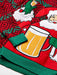 Blizzard Bay Men's Santa Beer Shots Sweater, red, Medium - The Beer Connoisseur® Store