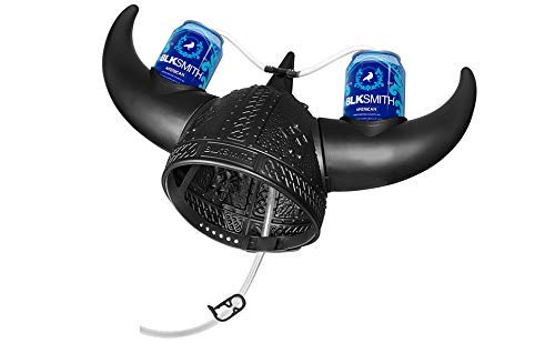 BLKSMITH Viking Drinking Hat | Viking Helmet | Drinking Accessories for  Parties & College | Fits 16 - 24 Head | Silver
