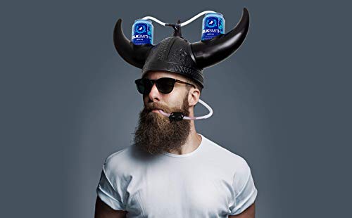 football drinking helmets BLKSMITH Viking Drinking Hat | Viking Helmet