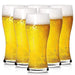 BPFY 16oz Beer Glasses Set of 6 Pilsner Beer Glass Craft Beer Glasses Beer Glassware Cup Bar Beer Glasses Pub Beer Glasses Classic Beer Glasses for Men - The Beer Connoisseur® Store