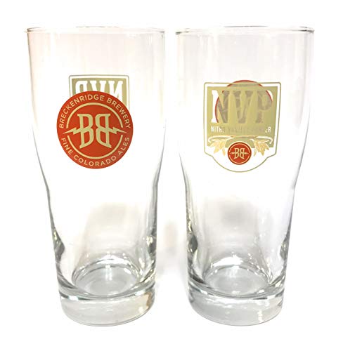 Breckenridge Brewery - Nitro Vanilla Porter - 16 Ounce Glass - Set of 2 - The Beer Connoisseur® Store