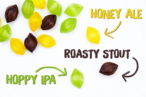 BREW CANDY | Hoppy IPA + Roasty Stout + Honey Ale | Great Craft Beer Gift for Beer Drinkers and Candy Lovers | Perfect for the Man Cave, Brewery, Office, or Home | MADE IN USA - The Beer Connoisseur® Store