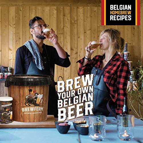 Brewferm Buckrider Belgian Homebrewing Premium Deluxe Brew Kit - Wicked Wheat Premium Deluxe Craft Brew Mix - No Boil - Makes 15 Liters/ 4 gallons - The Beer Connoisseur® Store