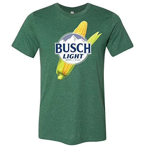 Busch Light Beer Corn Logo T-Shirt 2XLarge Green - The Beer Connoisseur® Store