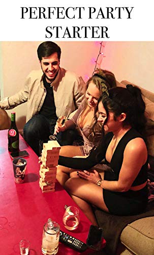 Buzzed Blocks Adult Drinking Game - 54 Blocks with Hilarious Drinking Commands and Games on 40 of Them | Perfect Pregame Party Starter | Entertaining Party Game for Adults | Novelty Funny Gift (Black) - The Beer Connoisseur® Store