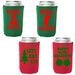 Christmas Coolies - Funny Holiday Can Cooler Pack of 4 - Alcohol Gift for Christmas Party, White Elephant, or Stocking Stuffer - The Beer Connoisseur® Store