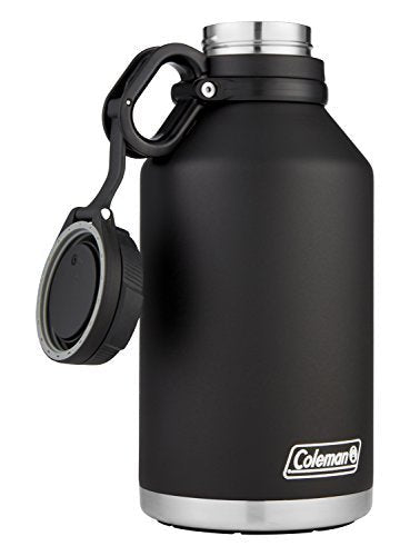 Coleman Insulated Stainless Steel Growler, Black, 64 oz. - The Beer Connoisseur® Store