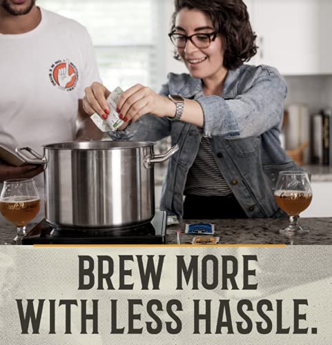 Craft A Brew - Brown Ale - Beer Making Kit - Make Your Own Craft Beer - Complete Equipment and Supplies - Starter Home Brewing Kit - 1 Gallon - The Beer Connoisseur® Store