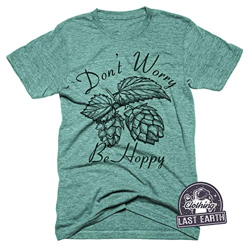 Don't Worry Be Hoppy Tshirt Funny Beer Shirt Hops Shirt Beer Gift Brewery Shirt Mens Beer T Shirt - The Beer Connoisseur® Store