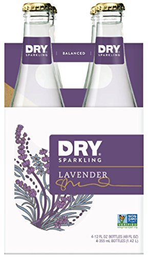 DRY Sparkling Soda, Lavender, 12 Fl Oz (Pack of 4) - The Beer Connoisseur® Store