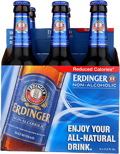 Erdinger Non-alcoholic Weisse, 6pk, 11.3 oz bottles - The Beer Connoisseur® Store