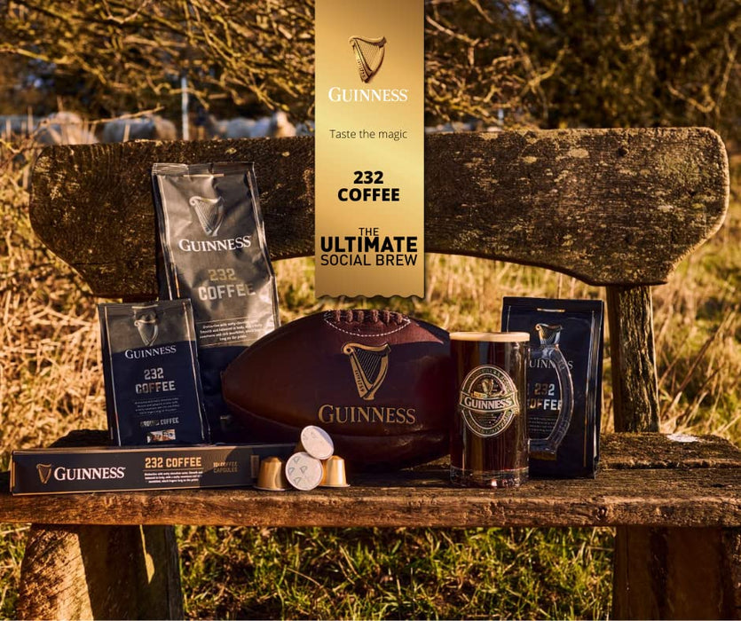 Exclusive, Limited Edition Guinness Coffee '232' Brew by Tiki Tonga Coffee Roasters. Roasted in The United Kingdom (Whole Coffee Beans) - The Beer Connoisseur® Store