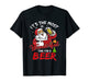 Funny Christmas Santa Claus Drinking Beer Wonderful Time T-Shirt - The Beer Connoisseur® Store