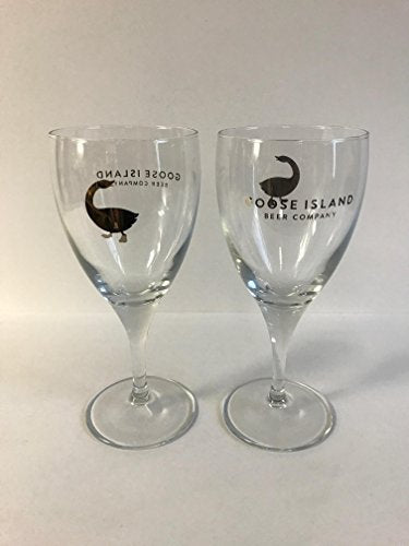 Goose Island Beer Company - 12oz Chalice Glass - 2 Glasses - The Beer Connoisseur® Store