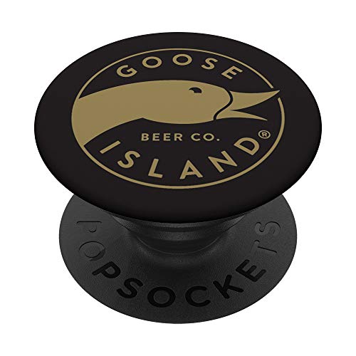 Goose Island Black and Gold PopSockets Stand for Smartphones & Tablets - The Beer Connoisseur® Store