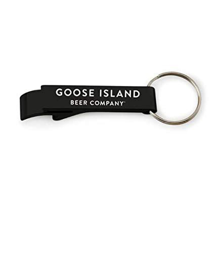 Goose Island Keychain Bottle Opener - Black - The Beer Connoisseur® Store