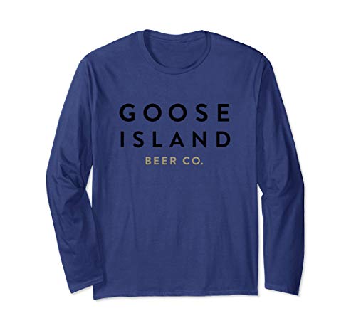 Goose Island Stacked Logo Long Sleeve Shirt - The Beer Connoisseur® Store