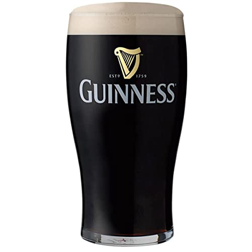 Guinness 20oz Beer Glasses Twin Pack | Certified Official Merchandise | Ideal gift for Beer Lovers - The Beer Connoisseur® Store