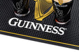 Guinness Bar and Spill Mat for Countertops | Irish Rubber Bar Mat for Drips with Guinness Harp Logo | Professional Bar Service Mat with Guinness Beer, 18 x 12” Compatible - The Beer Connoisseur® Store