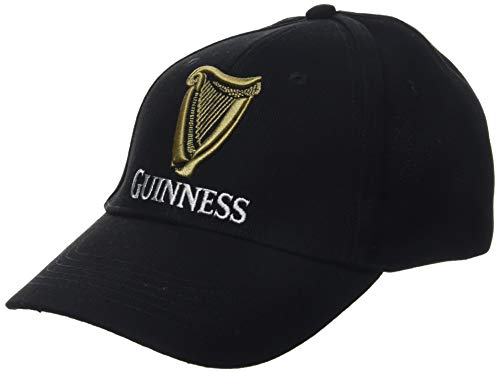 Guinness Baseball Cap With Official Logo, Black, One Size - The Beer Connoisseur® Store